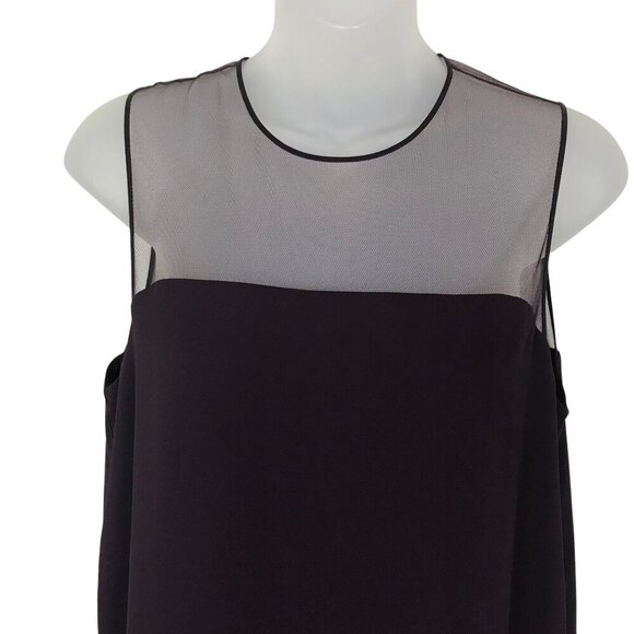 Aritzia Babaton Lionel Maroon Sleeveless Top Size S - Picture 4 of 10